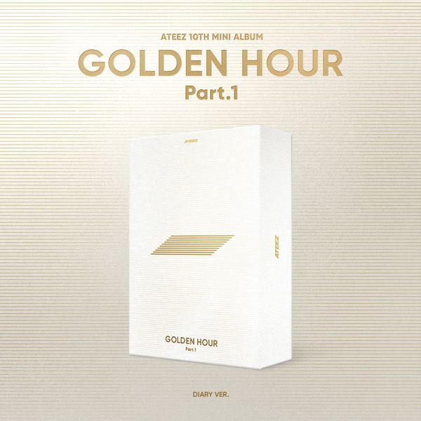 ATEEZ - Mini Album 10 [GOLDEN HOUR: Part 1] (DIARY Ver.) by ATEEZ - Available at allkpopmag. Price: $17.01.