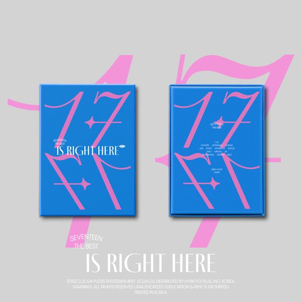 SEVENTEEN - Best Album [17 IS RIGHT HERE] (DEAR Ver.) Random by Seventeen - Available at allkpopmag. Price: $14.54.